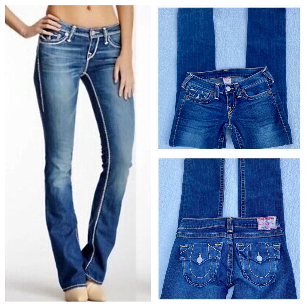 ๐HP 26/31 True Religion โBILLY BIG Tโ Straight Jeans - Picture 11 of 16